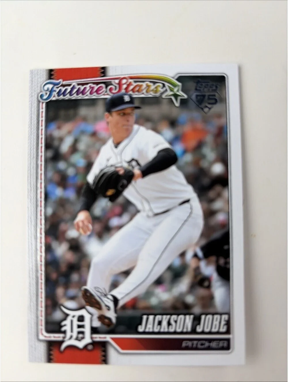 Jackson Jobe Detroit Tigers Pitcher - Topps Series Two Future Stars #532